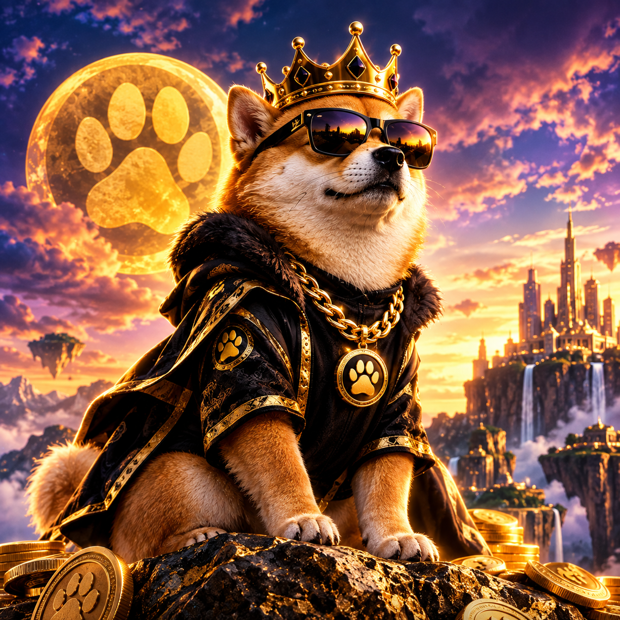 King Doge mascot
